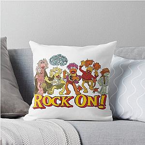 Rock 80s Fraggle Family Throw Pillow
