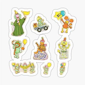 Fraggle Rock Inspired Birthday Stickers