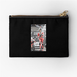 Francesco Bagnaia MotoGP World Champion Francesco Bagnaia Zipper Pouches