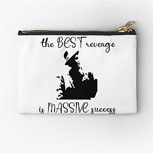 the BEST revenge, is MASSIVE success - Frank Sinatra Zipper Pouch