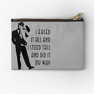 My Way - Frank Sinatra Fan Art Zipper Pouch