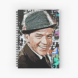 Frank sinatra pop art Spiral Notebook