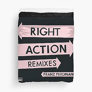 Franz Ferdinand right action Duvet Cover