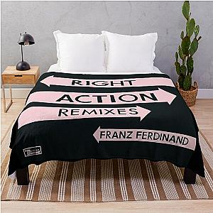 Franz Ferdinand right action Throw Blanket