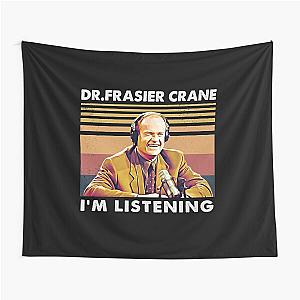 Retro I Am Listening Dr Frasier Tapestry