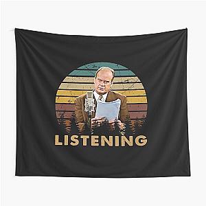 Vintage I Am Listening Dr Frasier Gift Fan Tapestry