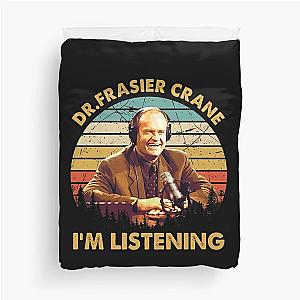 Dr. Frasier Crane I'm Listening Vintage Duvet Cover