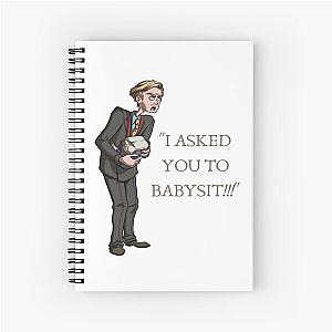 Frasier fan art Niles crane  Spiral Notebook