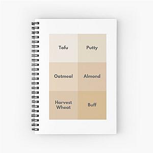 Frasiers Apartment Colour Chart - Frasier Spiral Notebook