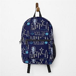 KACL Radio Show Frasier Crane Worn Out Backpack