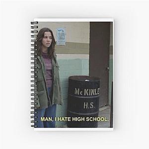 man i hate high school - lindsay weir from freaks and geeks Spiral Notebook