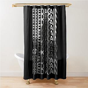 Fred Again Black & White Shower Curtain