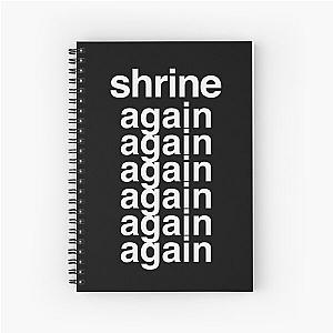 Fred Again Shrine Spiral Notebook