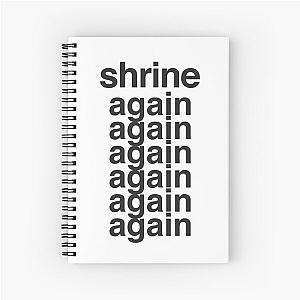 Fred Again Shrine Spiral Notebook