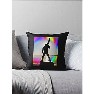 Freddie Mercury Statue Throw Pillow