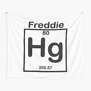 Freddie mercury queen band shirt Hg Periodic table chemistry Tapestry