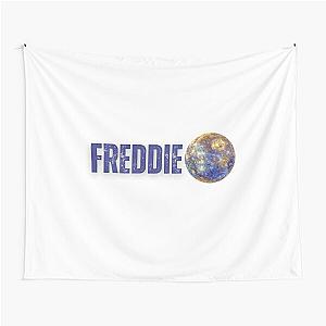 freddie mercury funny illustration with mercury planet  Tapestry