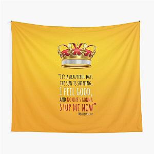 Freddie Mercury Quote Tapestry