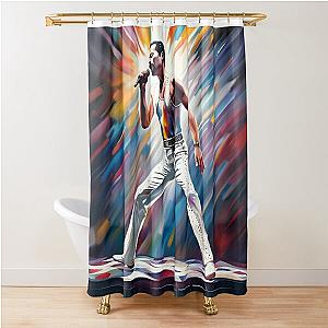 Freddie Mercury  Shower Curtain