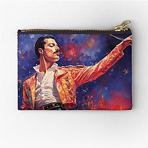 Freddie Mercury shines Zipper Pouch