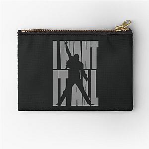 Freddie Mercury Gift, I Want it All, Queen, LJ 42 Zipper Pouch