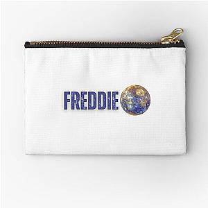 freddie mercury funny illustration with mercury planet  Zipper Pouch