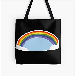 Freddie Mercury Rainbow T Shirt All Over Print Tote Bag