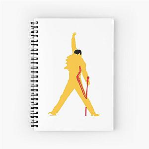 Freddie Mercury Queen Spiral Notebook