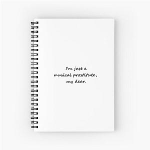 Freddie Mercury Quote Spiral Notebook