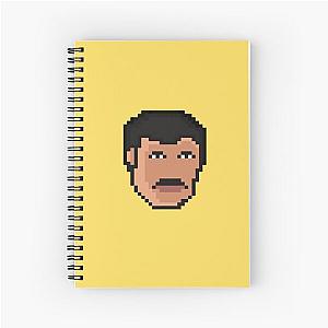 Freddie Mercury Live Aid Spiral Notebook