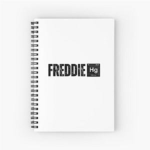 freddie mercury funny illustration with mercury element  Spiral Notebook