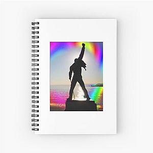 Freddie Mercury Statue Spiral Notebook