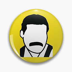 Freddie Mercury cutout design Pin