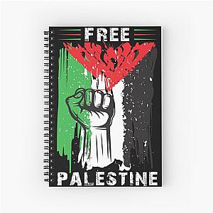 Free Palestine  Spiral Notebook