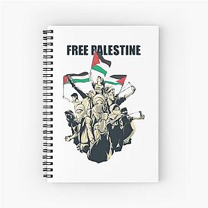 free palestine, save palestine, Palestinians lives matters Spiral Notebook