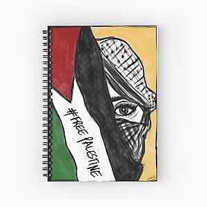 FREE PALESTINE  Spiral Notebook