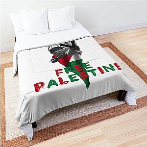 Free Palestine Comforter