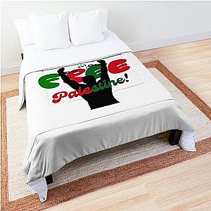 free palestine free gaza  Comforter