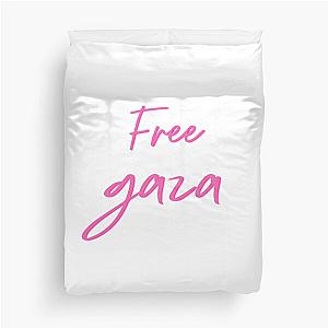 free Gaza- liberty ,watermelon- -west bank- free palestina -viva palestina-liberty Duvet Cover