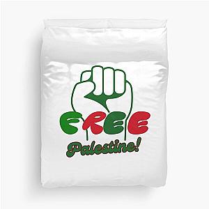 free palestine free gaza Duvet Cover