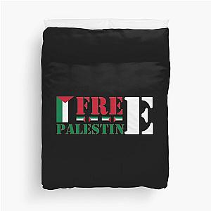 Palestine, free Palestine, freedom, Gaza, Israel, Arab, Jerusalem, middle east, free, free Gaza, occupation, Palestina, apartheid, Muslim, support palestine, Duvet Cover