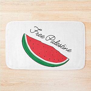 Free Palestine- liberty ,watermelon-  -west bank- free palestina -viva palestina-liberty Bath Mat