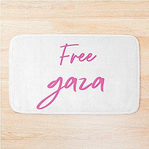 free Gaza- liberty ,watermelon- -west bank- free palestina -viva palestina-liberty Bath Mat