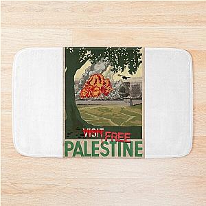 free Palestine!  Bath Mat