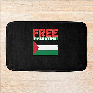 Free Palestine Bath Mat