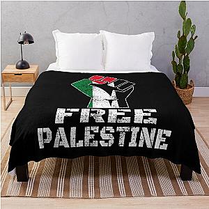 FREE PALESTINE - SUPPORT PALESTINE Throw Blanket