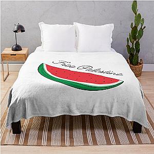 Free Palestine- liberty ,watermelon-  -west bank- free palestina -viva palestina-liberty Throw Blanket