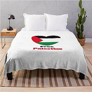 free Palestine- liberty ,watermelon- -west bank- free palestina -viva palestina-liberty Throw Blanket