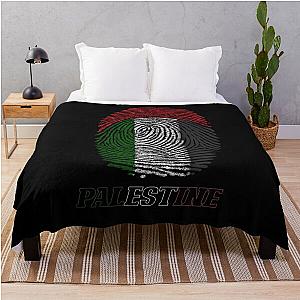 Free Palestina Throw Blanket