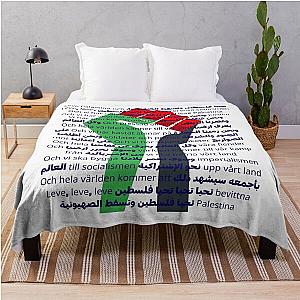 Palestine Swedish-Leave Palestina or Long Live Palestine, is a song by the Swedish band Keffiyeh,arabic inglese  Throw Blanket